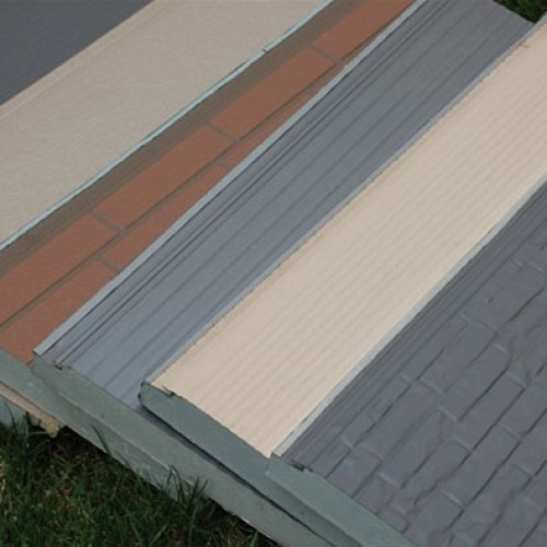 Metal embossed insulation & decorative panels